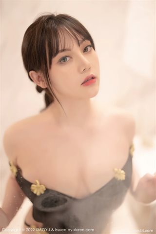 [XIAOYU语画界] Vol.761 Doubanjiang فستان شفاف وردي فاتح مع جوارب بيضاء - 0067.jpg