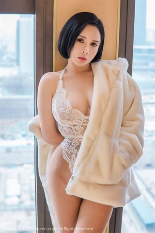 [XiuRen] No.3138 बड़े स्तन और शाही बहन हान शानशान का निजी कमरा सफेद और खाली वन-पीस अंडरवियर है जिसमें मांस रेशम की पेंटीहोज, गर्म  - 0022.jpg