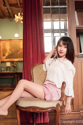 [XiuRen] No.3205 Kamar pribadi model muda Zhao Wanling setengah terbuka, daging ultra-tipis, stoking sutra, bokong indah dan kaki, - 0014.jpg