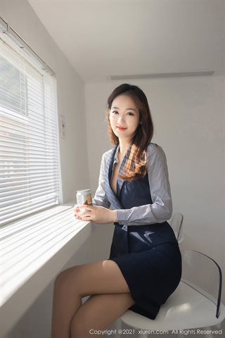 [XiuRen] No.3241 Modèle d'appel d'offres Tang Anqi vendeur thème magasin à moitié nu sexy rouge sous-vêtements viande soie - 0042.jpg