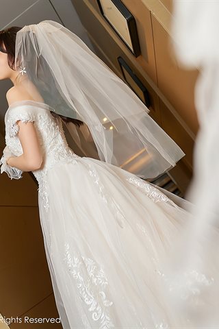 [XiuRen] No.3248 เทพธิดา Zhizhi Booty ธีมงานแต่งงานที่สวยงามห้องส่วนตัวผ้าโปร่งบาง ๆ แสดงรูปถ่ายสิ่งล่อใจร่างกายร้อน - 0009.jpg