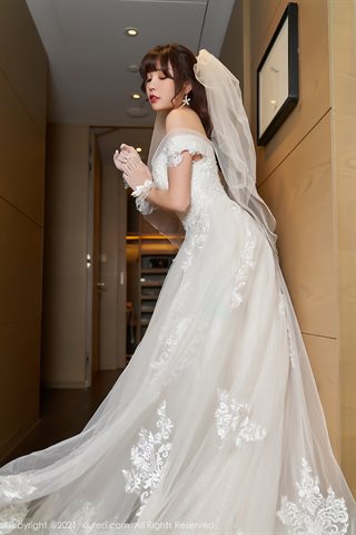 [XiuRen] No.3248 Diosa Zhizhi Botín hermosa boda tema habitación privada fina gasa espectáculo cuerpo caliente tentación foto - 0016.jpg