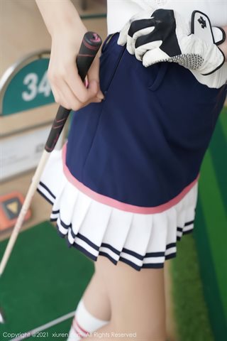 [XiuRen] No.3277 Zartes Modell Ge Zheng Jiangsu, Zhejiang und Shanghai Reisen schießen Golf Mädchen Thema sexy Sportbekleidung - 0034.jpg