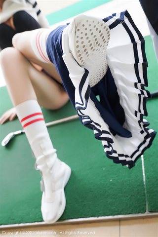 [XiuRen] No.3277 Zartes Modell Ge Zheng Jiangsu, Zhejiang und Shanghai Reisen schießen Golf Mädchen Thema sexy Sportbekleidung - 0054.jpg