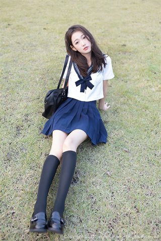 [XiuRen] No.3278 Người mẫu đấu thầu Tang Anqi khuôn viên trường chủ đề tình yêu đồng phục thời trang thanh niên đồng phục học sinh - 0004.jpg
