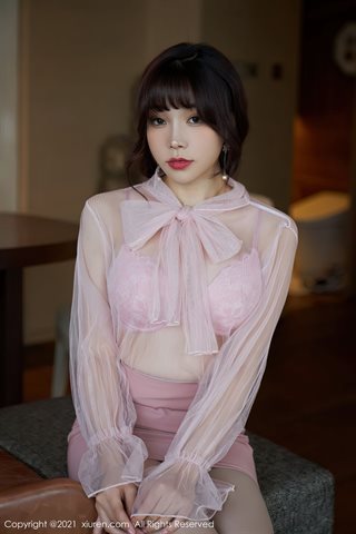 [XiuRen] No.3306 Das private Zimmer der Göttin Zhizhi Booty aus rosa Tüllkleid zeigt ein perfektes Versuchungsfoto des heißen - 0014.jpg