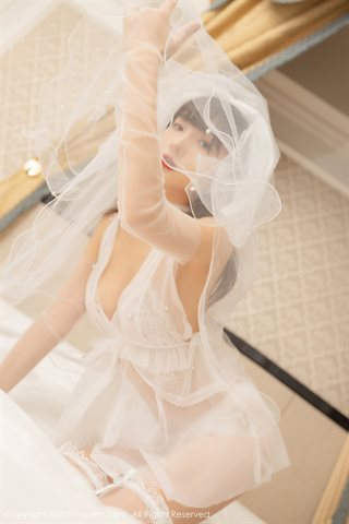 [XiuRen] No.3334 نموذج العطاء لو Xuanxuan تشنغدو السفر صور ضوء الزفاف موضوع غرفة خاصة تول مع جوارب بيضاء صورة ساحرة ومغرية - 0056.jpg