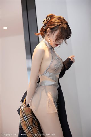 [XiuRen] No.3422 Nữ thần Zhizhi Booty cởi áo gió trong phòng riêng và để lộ màn trình diễn vải tuyn gợi cảm với thân hình nóng bỏn - 0024.jpg