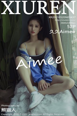 [XiuRen] No.3437 Tender model for a long time Aimee private house dead reservoir water + bathroom film wrapped body naked sauna