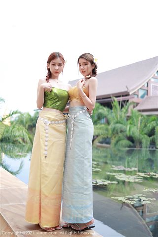 [XiuRen] No.3462 Collection de modèles Xia Xi & Yin Tiantian thème exotique à moitié éteint montrer une photo de tentation de - 0001.jpg