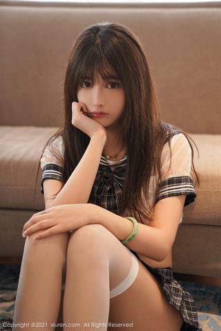 [XiuRen] No.3469 Modèle tendre Meng Naiko sexe privé perspective uniforme JK montrer des seins fiers photo de tentation séduisante - 0019.jpg
