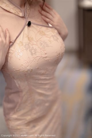 [XiuRen] No.3497 Goddess Cherry Feiyue Sakura Jiangsu, Zhejiang and Shanghai travel private room pink lace panties show buttocks - 0023.jpg