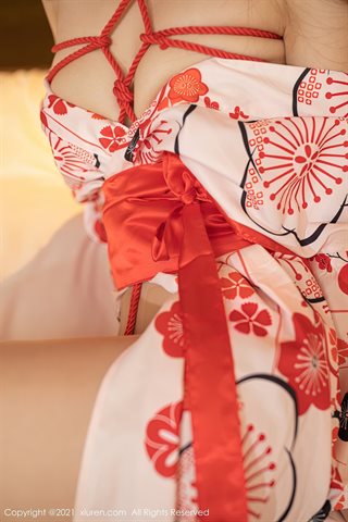 [XiuRen] No.3507 Model lembut Tang Anqi Macau fotografi perjalanan kamar pribadi kimono seksi mengikat menunjukkan tubuh panas - 0047.jpg