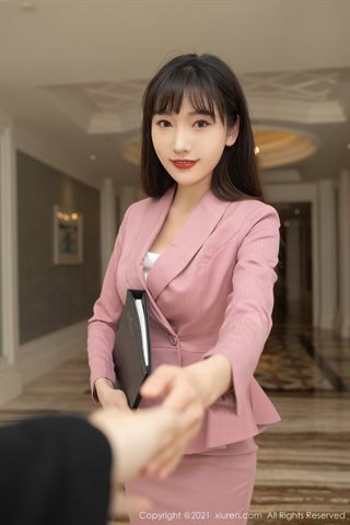 [XiuRen] No.3533 Model lembut Lu Xuanxuan Chengdu fotografi perjalanan supervisor layanan pelanggan tema pakaian dalam seksi - 0005.jpg