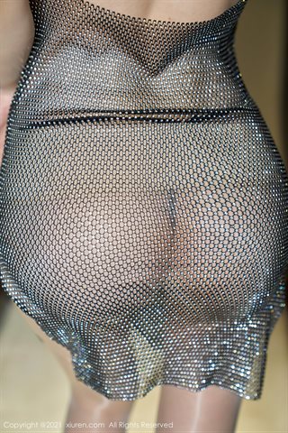 [XiuRen] No.3550 女神周Yuxiサンディ杭州ウィッシュトラベルシューティング中空サスペンドスカートと光沢のある細切り豚肉ホット誘惑写真 - 0013.jpg