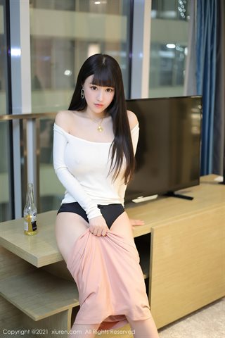 [XiuRen] No.3587 Le modèle Zhu Keer Flower accompagne le thème de la parcelle de manger, la culotte sexy montre les fesses la - 0075.jpg