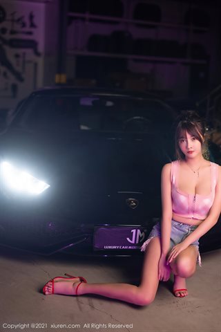 [XiuRen] No.3725 La modelo Mengnazi Xiangche y la falda de mezclilla sexy con tema de belleza muestran una foto de tentación - 0012.jpg