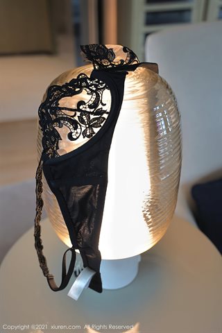 [XiuRen] No.3806 La casa privata della modella esordiente Yan Lulu incanta i vestiti neri con i collant neri aperti che mostrano - 0032.jpg