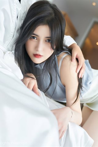 [XiuRen] No.3888 Modelo Han Jingan Dali secretário de viagem tema enredo cama quarto privado metade da pose sensual tentação foto - 0022.jpg