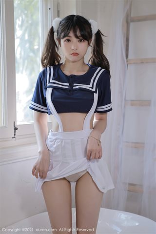 [XiuRen] No.3907 モデル彼女ベラベラマカオ旅行撮影専用バスルーム真空ストラップスカート胸を明らかにする蒸し暑い誘惑写真 - 0008.jpg