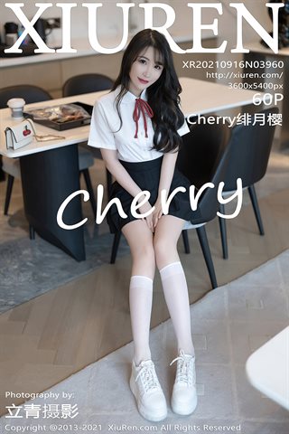 [XiuRen] No.3960 Goddess Cherry Feiyue Sakura Shenzhen Brigade Shooting JK Uniform Half Stripped Sexy Lingerie Perfect Temptation