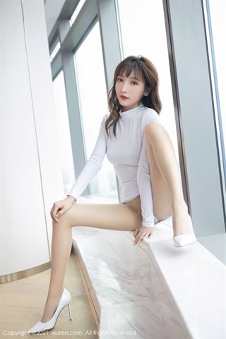 [XiuRen] No.3991 Banheiro privado do modelo Lu Xuanxuan, roupas brancas e em movimento com carne desfiada ultrafina e corpo - 0009.jpg