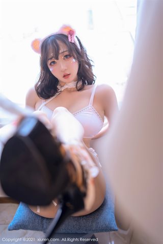[XiuRen] No.4000 Modell youOvOyou japanisches privates Haustier Thema privates Zimmer dünnes weißes Hemd nasser Körper Perspektive - 0012.jpg