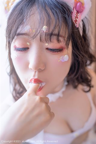 [XiuRen] No.4000 Modell youOvOyou japanisches privates Haustier Thema privates Zimmer dünnes weißes Hemd nasser Körper Perspektive - 0020.jpg