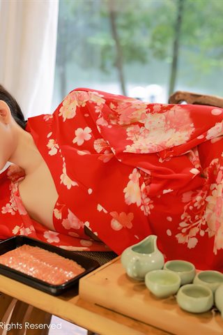 [XiuRen] No.4063 Model Han Xilei gorgeous and colorful kimono sexy body feast show hot body sultry temptation photo - 0001.jpg