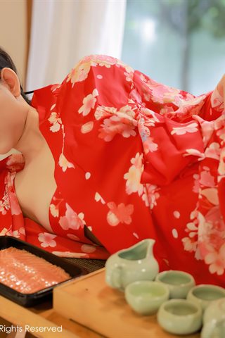 [XiuRen] No.4063 Modell Han Xilei wunderschönen und farbenfrohen Kimono sexy Body Fest zeigen heiße Körper schwüle Versuchung Foto - 0002.jpg