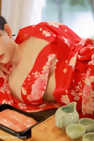 [XiuRen] No.4063 La festa del corpo sexy del kimono splendido e colorato del modello Han Xilei mostra la foto di tentazione afosa - 0003.jpg