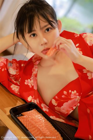 [XiuRen] No.4063 Modelo Han Xilei hermoso y colorido kimono cuerpo sexy banquete espectáculo cuerpo caliente tentación sensual - 0008.jpg