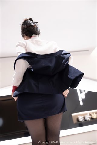 [XiuRen] No.4091 إلهة الكرز Feiyueying شنتشن السفر التصوير الفوتوغرافي فستان عمل أنيق نصف عرض صورة إغراء الجسم المثالي - 0028.jpg
