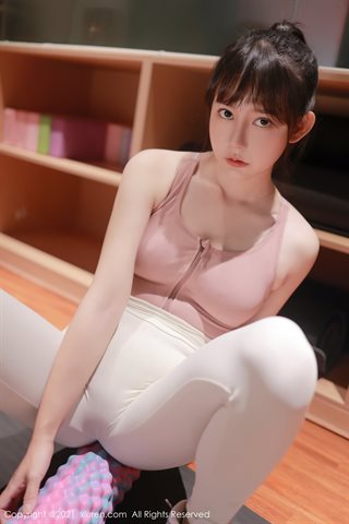 [XiuRen] No.4137 새로운 모델 Han Xilei 체육관 섹시한 스포츠 속옷 타이트 쇼 완벽한 몸매 유혹 사진 - 0028.jpg