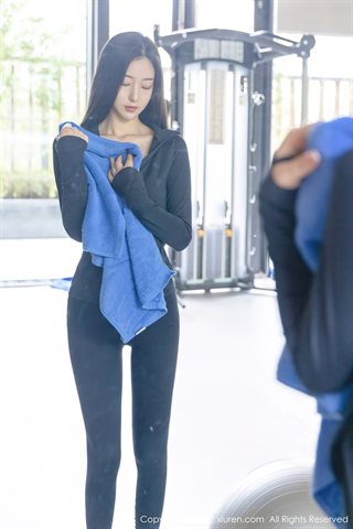 [XiuRen] No.4140 Modelo Xiong Xiaonuo Chengdu tiro de tiro de viaje ropa deportiva de gimnasio mostrar foto de tentación de cuerpo - 0037.jpg