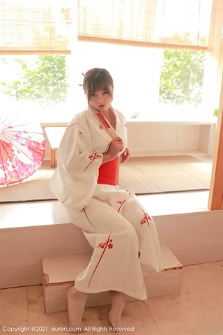 [XiuRen] No.4165 Model Nai Muzi's private room is gorgeous and colorful in Japanese-style kimono - 0001.jpg
