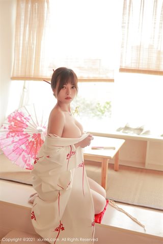 [XiuRen] No.4165 मॉडल नाई मुज़ी का निजी कमरा जापानी शैली के किमोनो में भव्य और रंगीन है - 0018.jpg