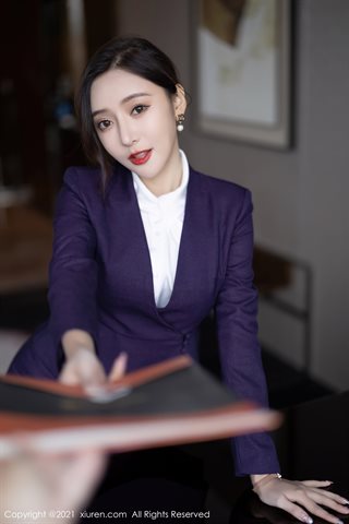 [XiuRen] No.4184 Dea Wang Xinyao yanni abbigliamento professionale OL tema esposto biancheria intima sexy con foto tentazione di - 0016.jpg