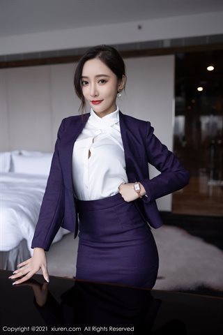 [XiuRen] No.4184 Dea Wang Xinyao yanni abbigliamento professionale OL tema esposto biancheria intima sexy con foto tentazione di - 0023.jpg