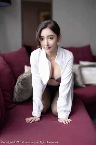 [XiuRen] No.4184 Goddess Wang Xinyao yanni professional wear OL theme exposed sexy underwear with black silk temptation photo - 0065.jpg