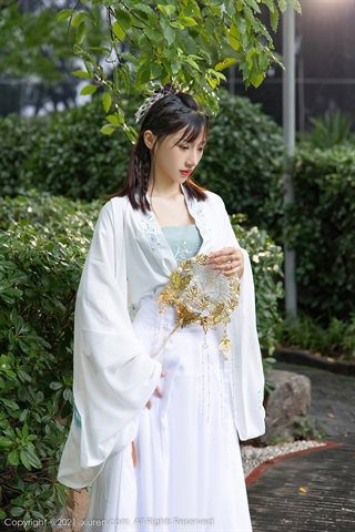 [XiuRen] No.4344 西门小玉 सफेद पोशाक - 0007.jpg