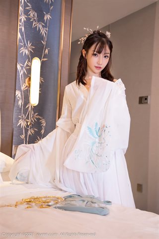 [XiuRen] No.4344 西门小玉 सफेद पोशाक - 0034.jpg
