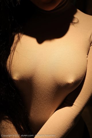 [XiuRen] No.4361 文静儿 হালকা রঙের টপ কালো সিল্ক - 0033.jpg