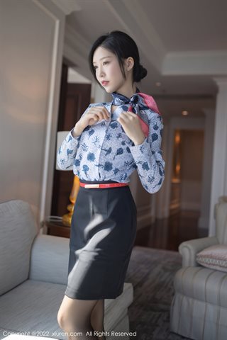 [XiuRen] No.4430 抖娘利世 Alluring Stewardess Uniform - 0017.jpg