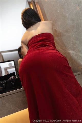 [XiuRen] No.4434 允薾 Adegan kasino menembak cosplay dealer kecantikan rok warna sutra hitam - 0018.jpg
