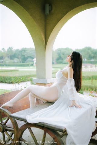[XiuRen] No.4476 诗诗kiki roupa interior de renda branca com meias brancas - 0028.jpg