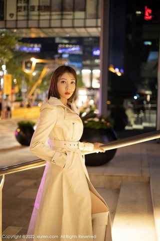 [XiuRen] No.4495 果儿Victoria Qinghai Travelは、原色のストッキングと白い革のブーツで赤いレースの下着を撃ちます - 0053.jpg