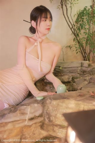 [XiuRen] No.4503 李雅柔182CM Hot Spring Theme Sexy Pink Top - 0023.jpg