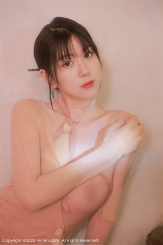 [XiuRen] No.4503 李雅柔182CM Chủ đề Hot Spring Sexy Pink Top - 0043.jpg