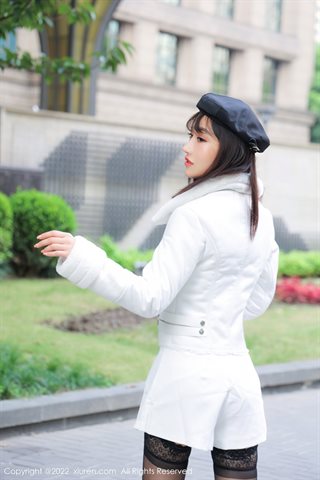 [XiuRen] No.4518 西门小玉 White suit black underwear with black silk - 0003.jpg